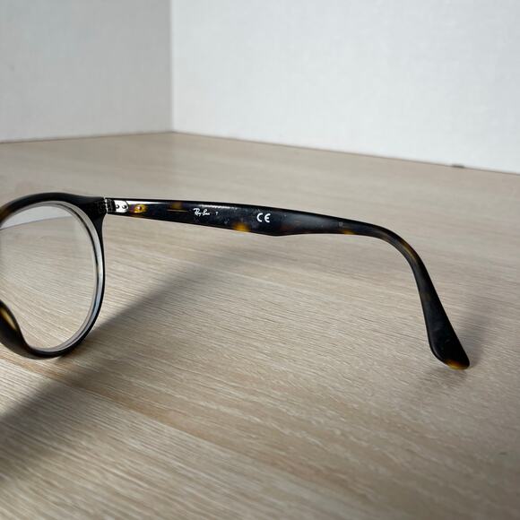 Ray-Ban RB2180-V 2012 Eyeglasses Round Dark Brown PARTS Only 49-21-145 - Picture 7 of 9